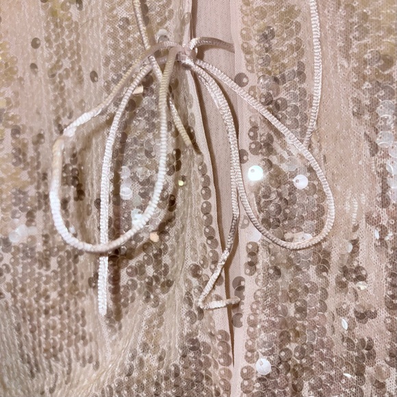 🎉HP🎉 Gianni Bini Sequin Long Sleeve Cardigan S - Picture 4 of 7